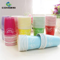 Nice looking double pe coated eco bio wholesale disposable coffee paper cups 10oz